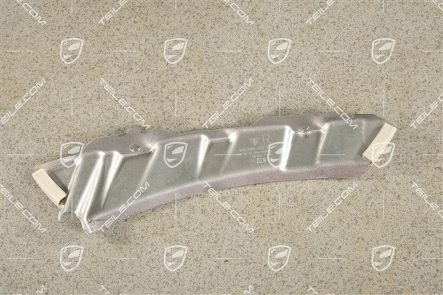 Turbo, Rear bumper Heat protection / heat shield, lower, R