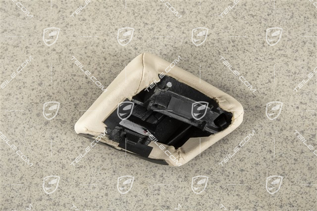 Abdeckung, Armlehne, Leder, Crema, L