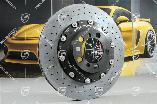 PCCB Hamulce ceramiczne, komplet, 2x tarcza przednia + 2x tylna, 2x zacisk przedni + 2x tylny, klocki, 991.2 GT3 / GT3RS / GT2RS