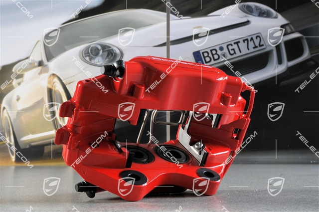 Zacisk hamulcowy bez klocków, czerwony, Turbo 3,6, R