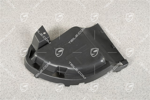 Prowadnica powietrza / 3,6L 4,8L, czarna satyna, R