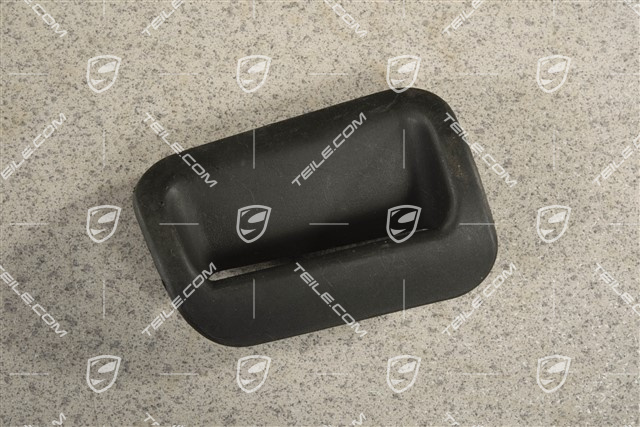 Coupe / Targa, Hintere Sicherheitsgurt Abdeckung / Rosette, Schwarz, L