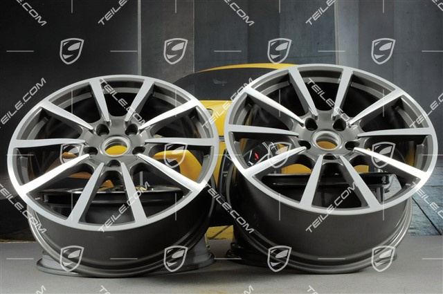 20-inch wheel rim set Carrera Classic II, 8J x 20 ET57 + 9,5J x 20 ET45