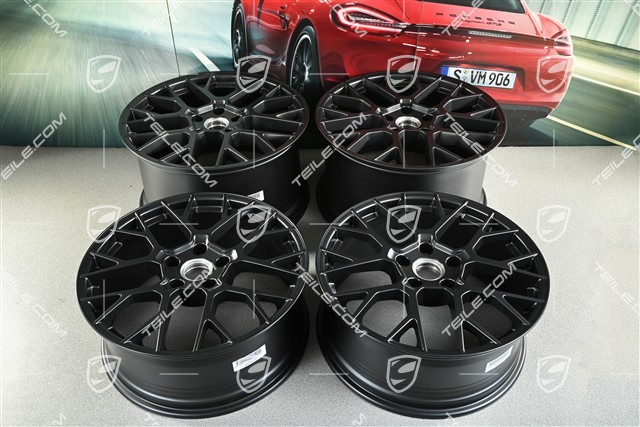 20+21-inch RS Spyder rims set, 8,5J x20 ET50 + 11,5J x 21 ET79, anthracite grey