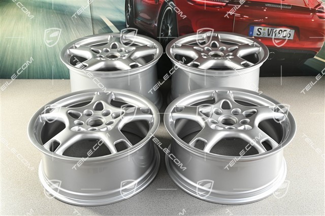 19" Komplet felg Carrera S, 8J x 19 ET57 + 11J x 19 ET67