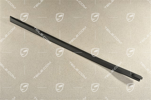 Sill trim, front, outer, satin black, L