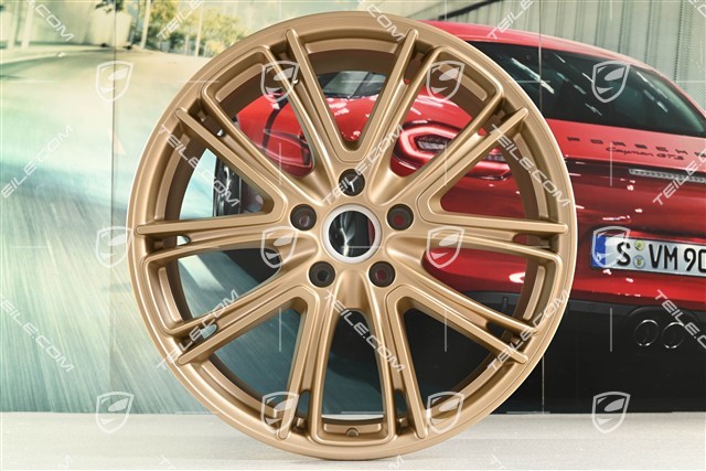 21" Felge Panamera Exclusive, 9,5J x 21 ET71, in Aurum