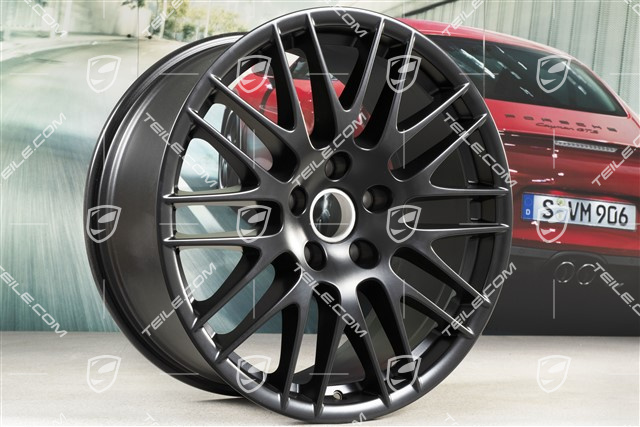20" Felge RS Spyder Design, 9,5J x 20 ET47, Schwarz-Matt