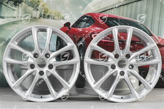 19" wheel rim set Panamera S, 9J x 19 ET64 + 10,5J x 19 ET62