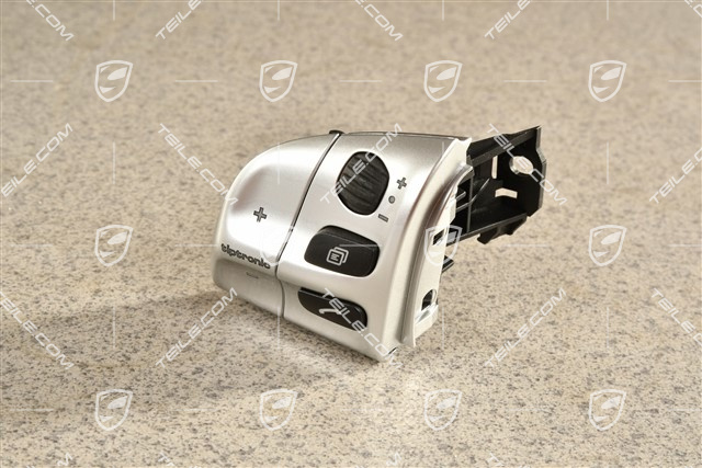 Schaltmodul mit Schaltpaddel, Tiptronic, Galvanosilber, L