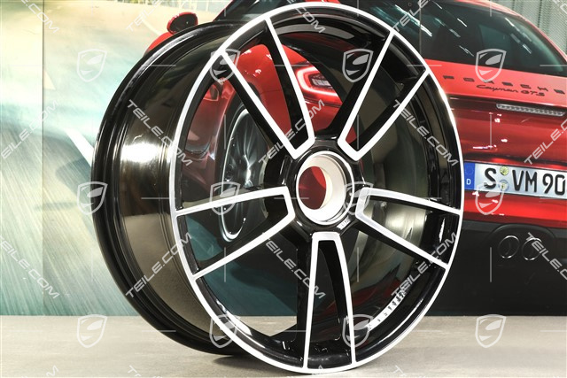 20" Felga Turbo S, 8,5J x 20 ET50, czarny wysoki połysk