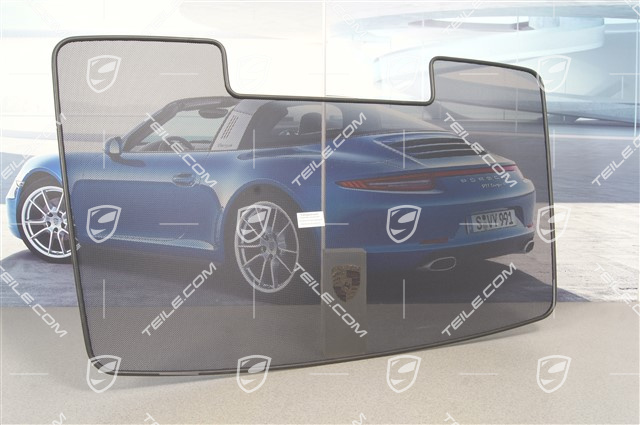 Sun visor, rear window, without window wiper Sun visor, rear window, without window wiper