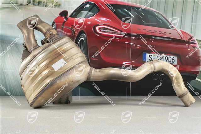 Rear muffler 2,9L Hybrid, L
