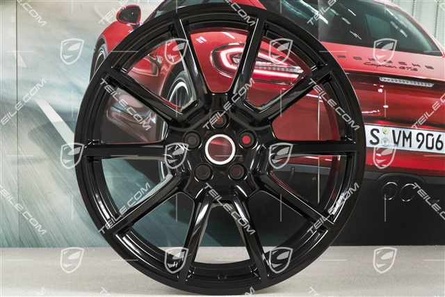 20-inch wheel rim "Macan SportDesign" 9J x 20 ET26, in black (high gloss)