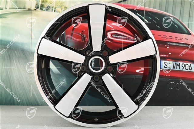 21" Carrera Classic wheel rim, 11.5J x 21 ET79, black high gloss