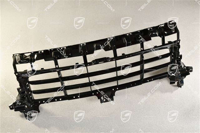 Front bumper Grille centre / middle, Sport Design, Glossy black