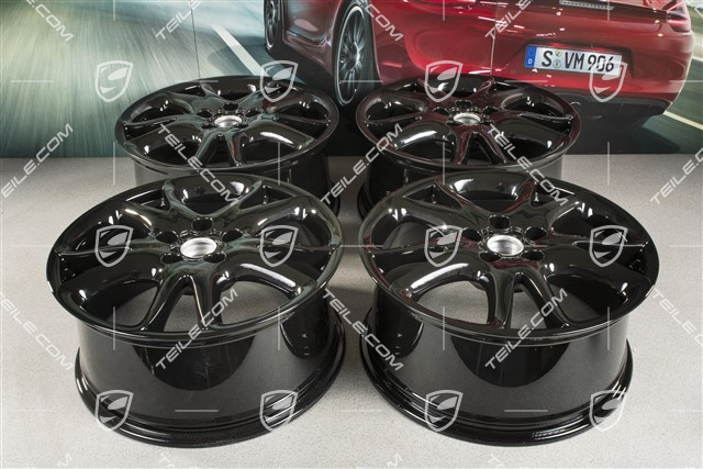 20-inch wheel rim set Sport Design, SPEEDLINE, rims 9J x 20 ET60, black high gloss