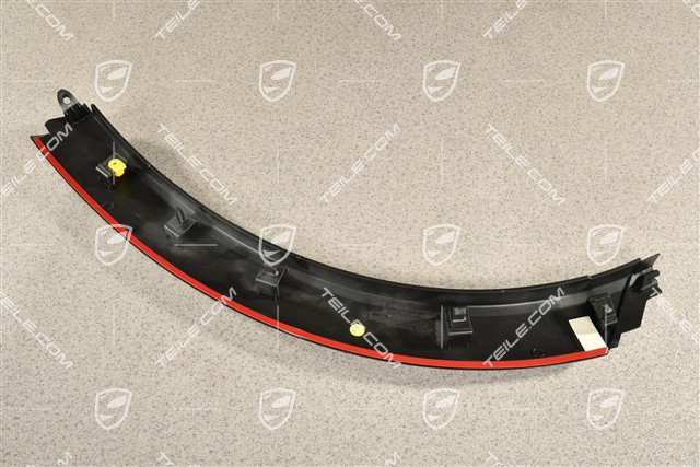 Wing / Fender Wheel cover / moulding, front, Satin black, L