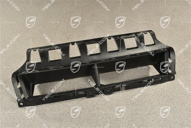 Turbo, Rear bumper Air guide inlet / duct / centre, matte black