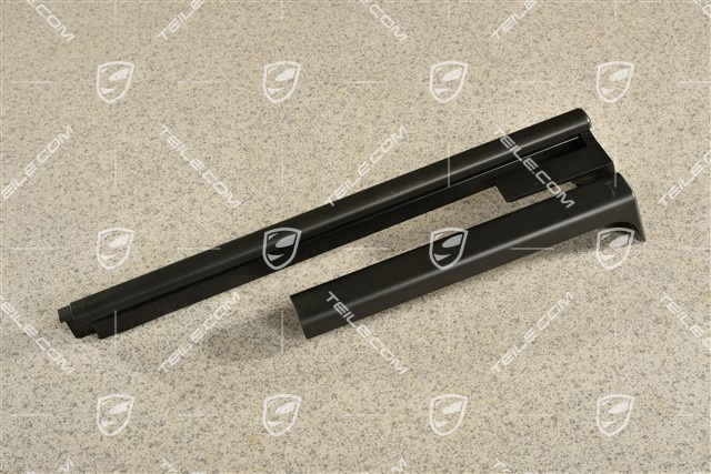 Abdeckschiene für Vordersitz, Hinten, Schwarz, R