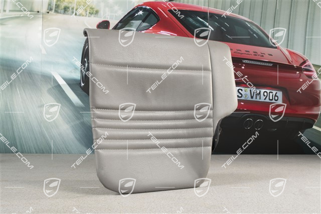 Back seat lower / cushion, Coupe/Targa, leatherette, Graphite grey, R