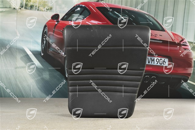 Notsitzkissen, Cabrio, Leder, Schwarz, R