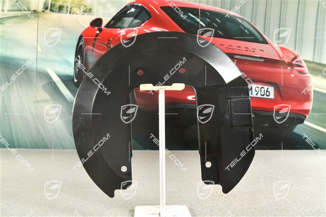 Front axle disc brake protective plate, L