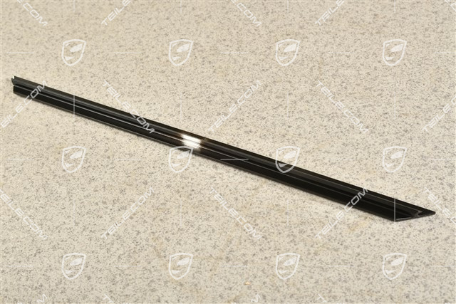 Seitenscheibe Zierleiste, schwarz, Coupe, L