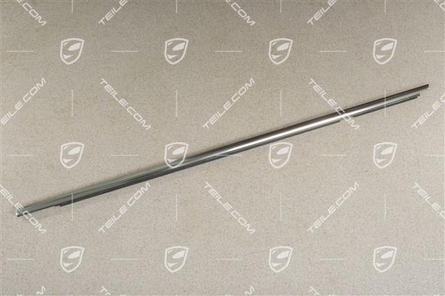 Side window cover trim, front, aluminium package, chrome, L