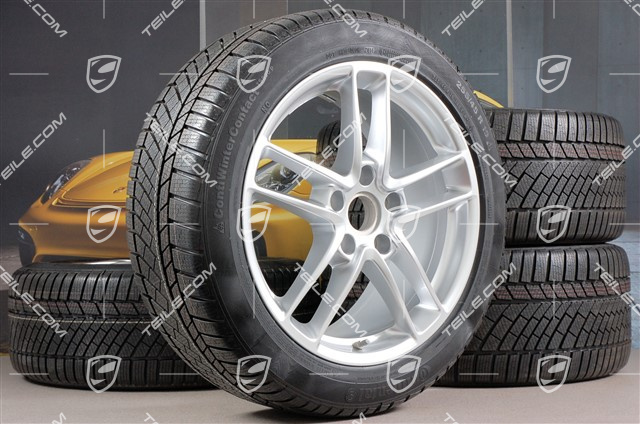 19-inch TURBO II winter wheel set, wheels 9J x 19 ET60 + 10J x 19 ET61 + Continental winter tyres 255/45 R19+285/40 R19, with TPMS