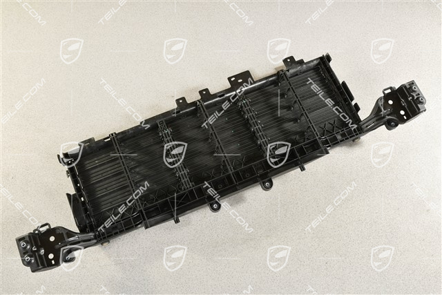 Turbo, air duct / ventilation grille / air flap, centre, Black matte