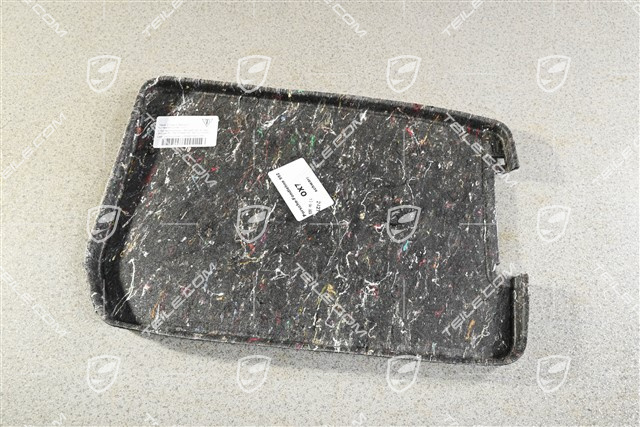 Backrest cover for rear seat backrest. Black, R