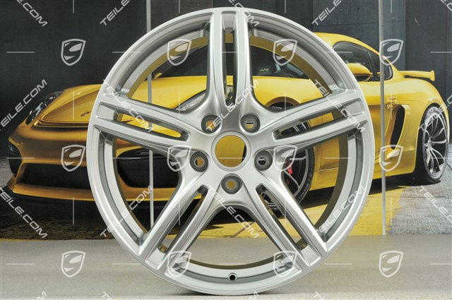 20-inch wheel rim set Turbo, 10,5J x 20 ET71 + 9,5J x 20 ET71, for winter use, Brilliant chrome