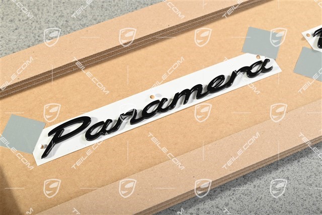 Badge / Emblem "Panamera Turbo S" Glossy Black