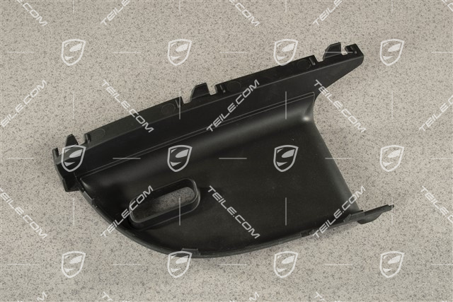 Cover Air duct / guide, Black, R