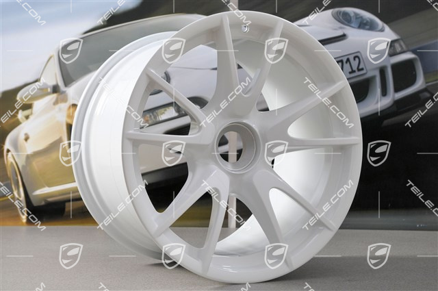 19" GT3RS II 4.0 / GT2RS Felgensatz, Weiß, vorne 9J x 19 ET47 + hinten 12J x 19 ET48