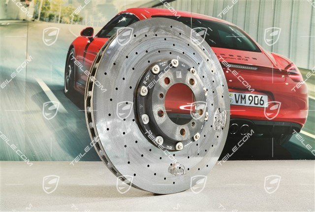 PCCB ceramik brake disc, 20-inch / 420mm, damaged, R