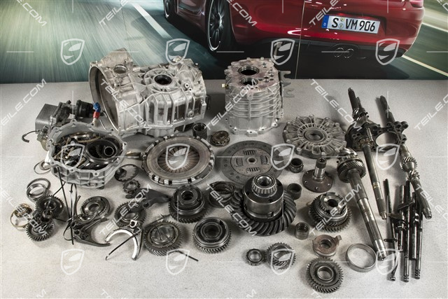 GT3 6-Gang Schaltgetriebe, G97.90, mit Sperrdifferential, in Teilen GT3 6-Gang Schaltgetriebe, G97.90, mit Sperrdifferential, in Teilen