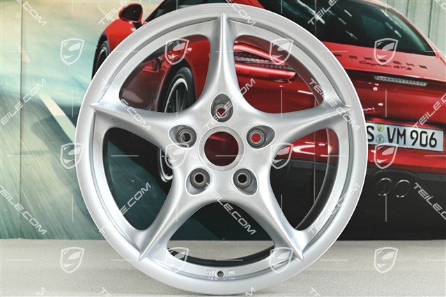 18-inch Carrera wheel set, 8J x 18 ET50 + 10J x 18 ET65