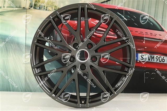 21-inch wheel rim set Cayenne RS Spyder Design, 11J x 21 ET58 + 9,5J x 21 ET46, Turbonite