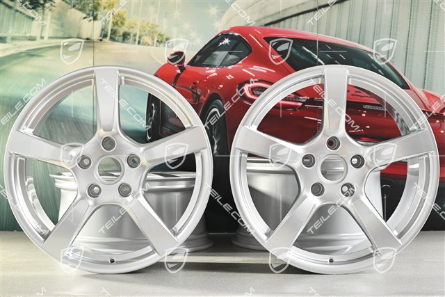 19-inch Cayman S wheel rim set, 8J x 19 ET57 + 10J x 19 ET45