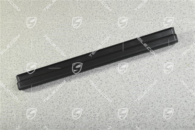 Front seat rail cover, Black, R