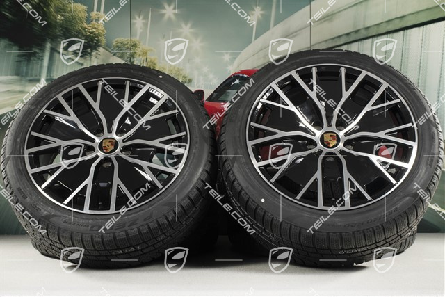 20-inch Turbo S Aero Design winter wheel set, rims 9J x 20 ET54 + 11J x 20 ET60 + NEW Pirelli winter tyres 245/45 R20 + 285/40 R20