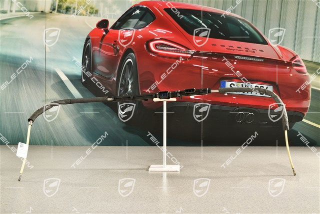 Spoiler drive, rear (engine lid), not complete