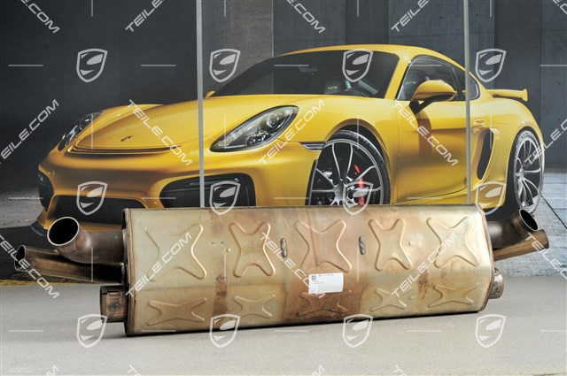 Main exhaust muffler, Turbo Main exhaust muffler, Turbo