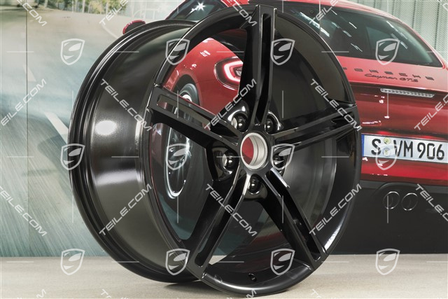 21" Felga Mission E Design, 9,5J x 21 ET60, czarny wysoki połysk