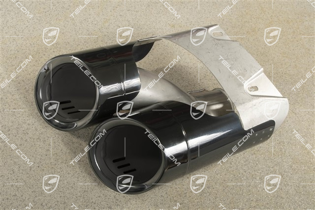 2,0L, Tail pipe, Black, L
