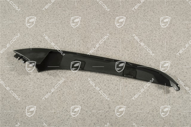 Disc / cover upper for front bumper retaining frame, Black, L