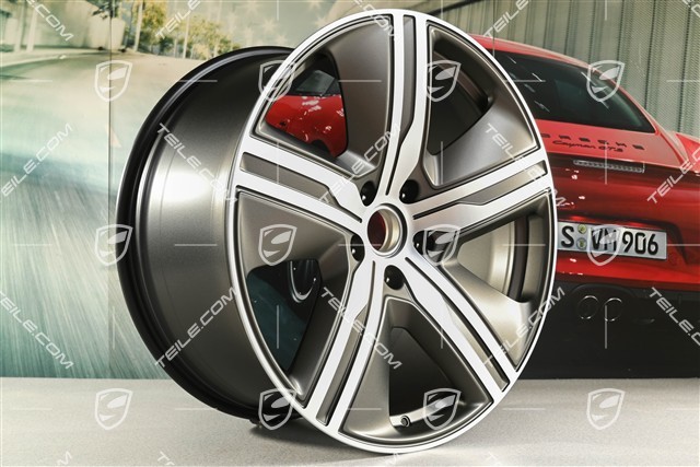 22" felga Macan Exclusive Design, 11J x 22 ET47, Turbonite, lewa