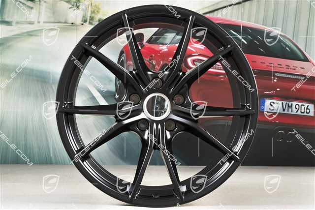 20" Felga Carrera S IV, 10J x 20 ET45, czarny satynowy półmat